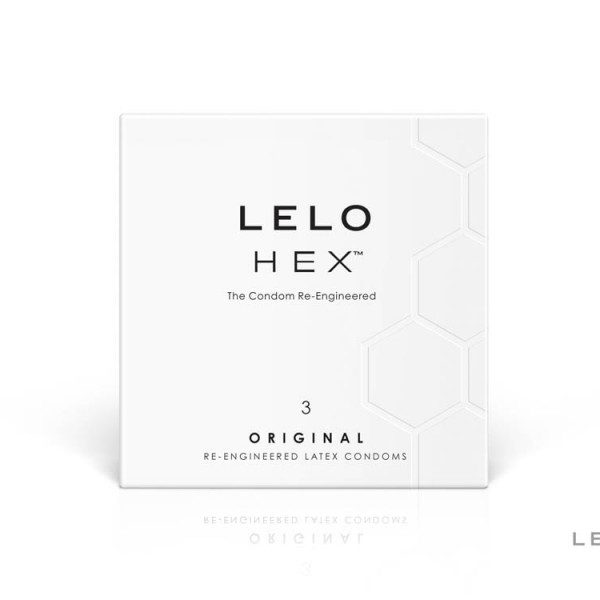 Презервативи с шестоъгълна структура - HEX Condoms Original 3 Pack Презервативи с шестоъгълна структура - HEX Condoms Original 3 Pack