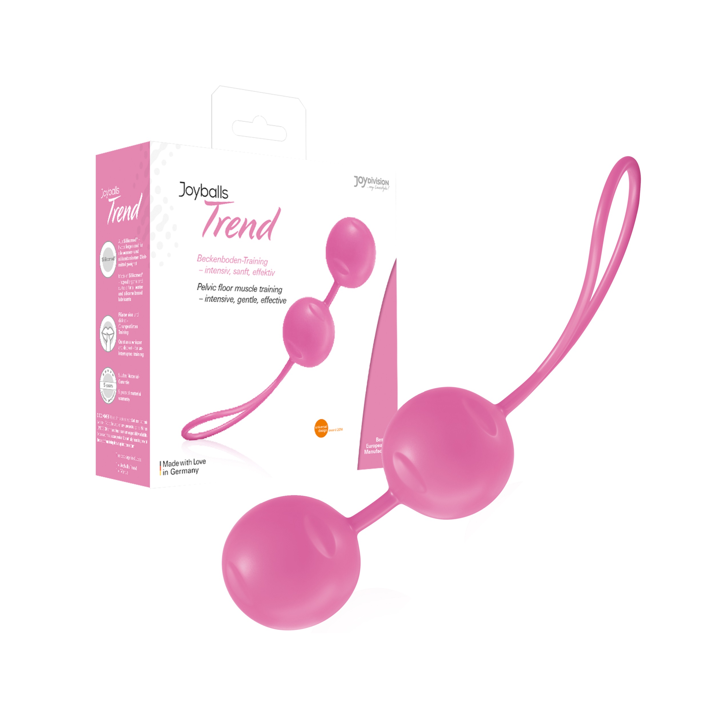 joyballs-rose-rose-Joydivision Вагинални топчета за допълнително удоволствие – Joyballs, Rosé - Image 1