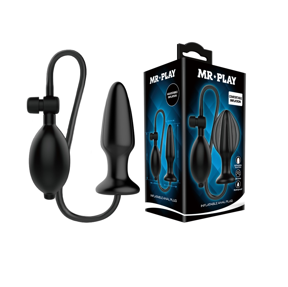 mr-play-inflatable-anal-plug-2-Lybaile Надуваем анален плъг, 13,2см. - Mr. Play Inflatable Anal Plug - Image 1