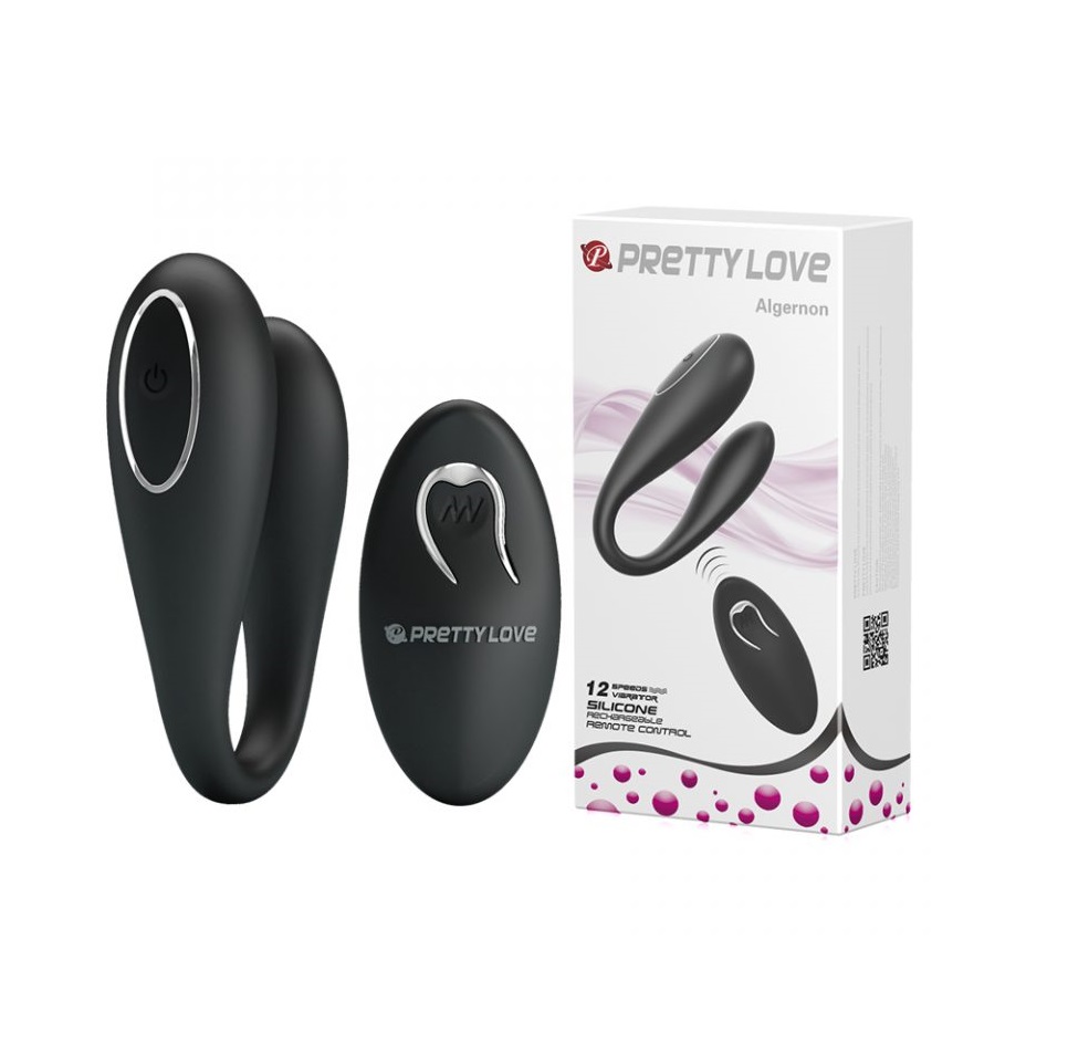 pretty-love-algernon-black-LybailePretty-Love Вибратор за двойки с дистанционно - Pretty Love Algernon Black - Image 1