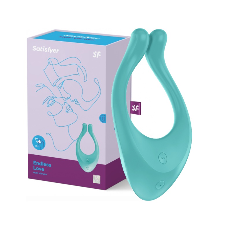 satisfyer-partner-multifun-1-turquoise-Satisfyer Вибратор за двойки, безкрайна любов, тюркоаз - Partner Multifun 1 - Image 1