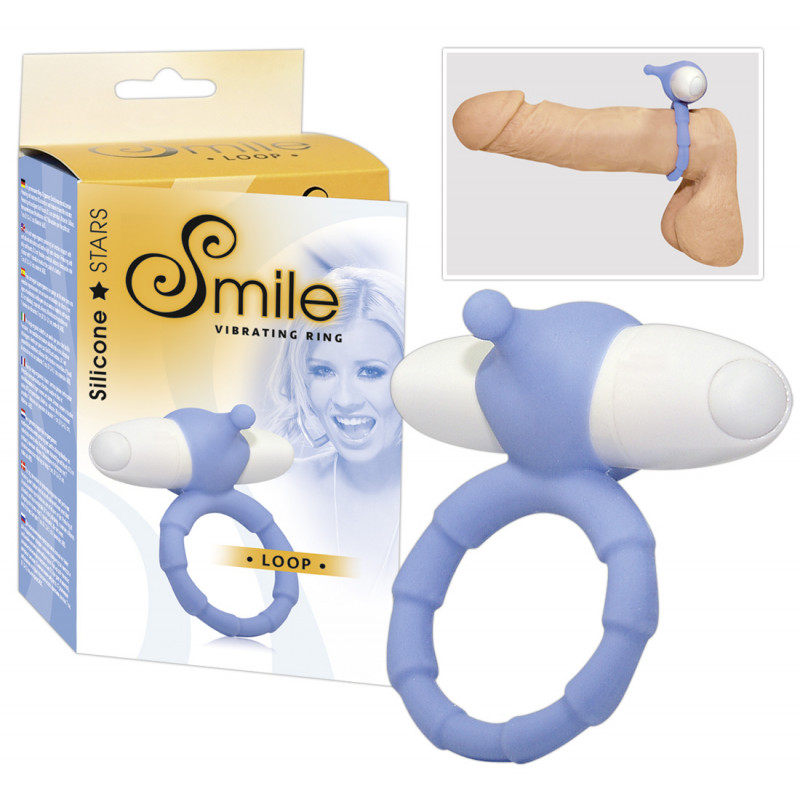Пенис пръстен със 7 вибро режима - Smile Loop Пенис пръстен със 7 вибро режима - Smile Loop