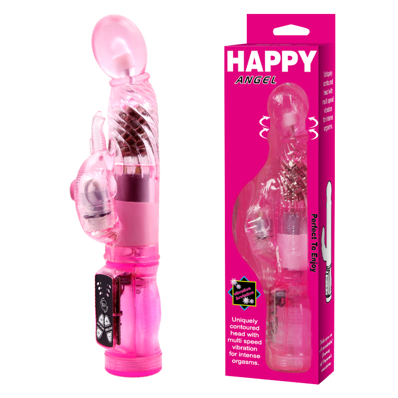 G-spot вибратор с клитор стимулатор и въртяща се глава G-spot вибратор с клитор стимулатор и въртяща се глава