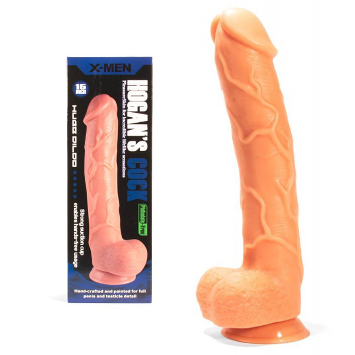 Гигантско пенис дилдо с тестиси, 37см. - X-Men Hogan’s Cock - Image 1