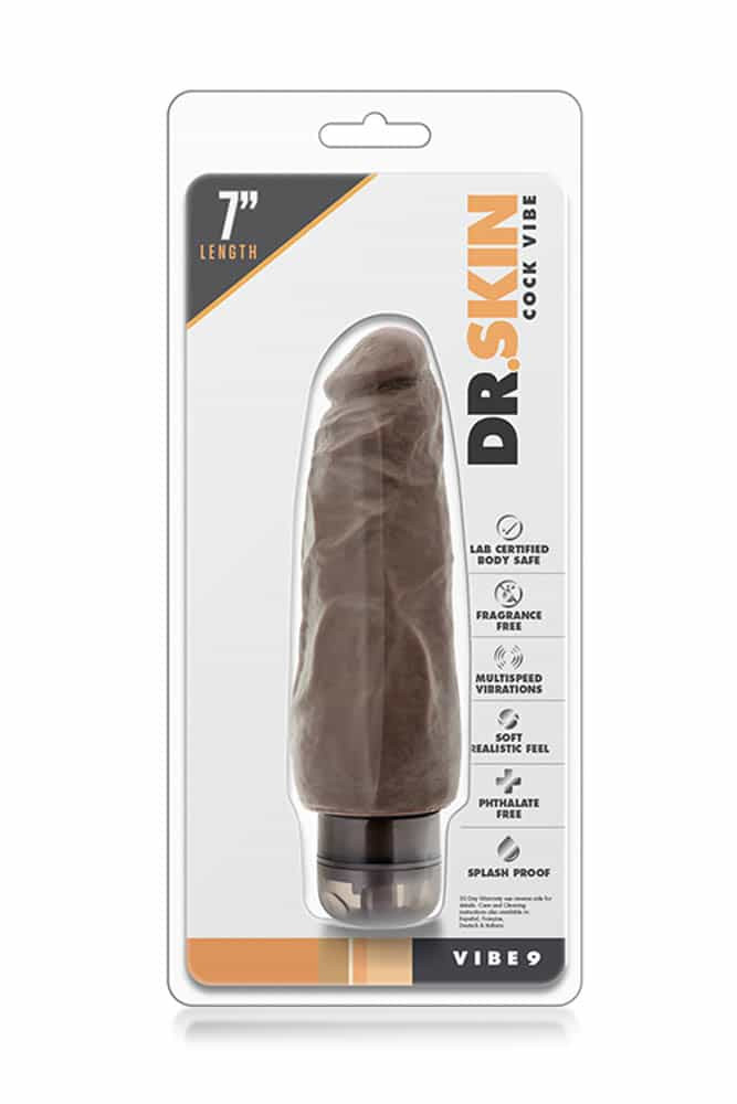 Mr. Skin Cock Vibe 9inch Chocolate Mr. Skin Cock Vibe 9inch Chocolate