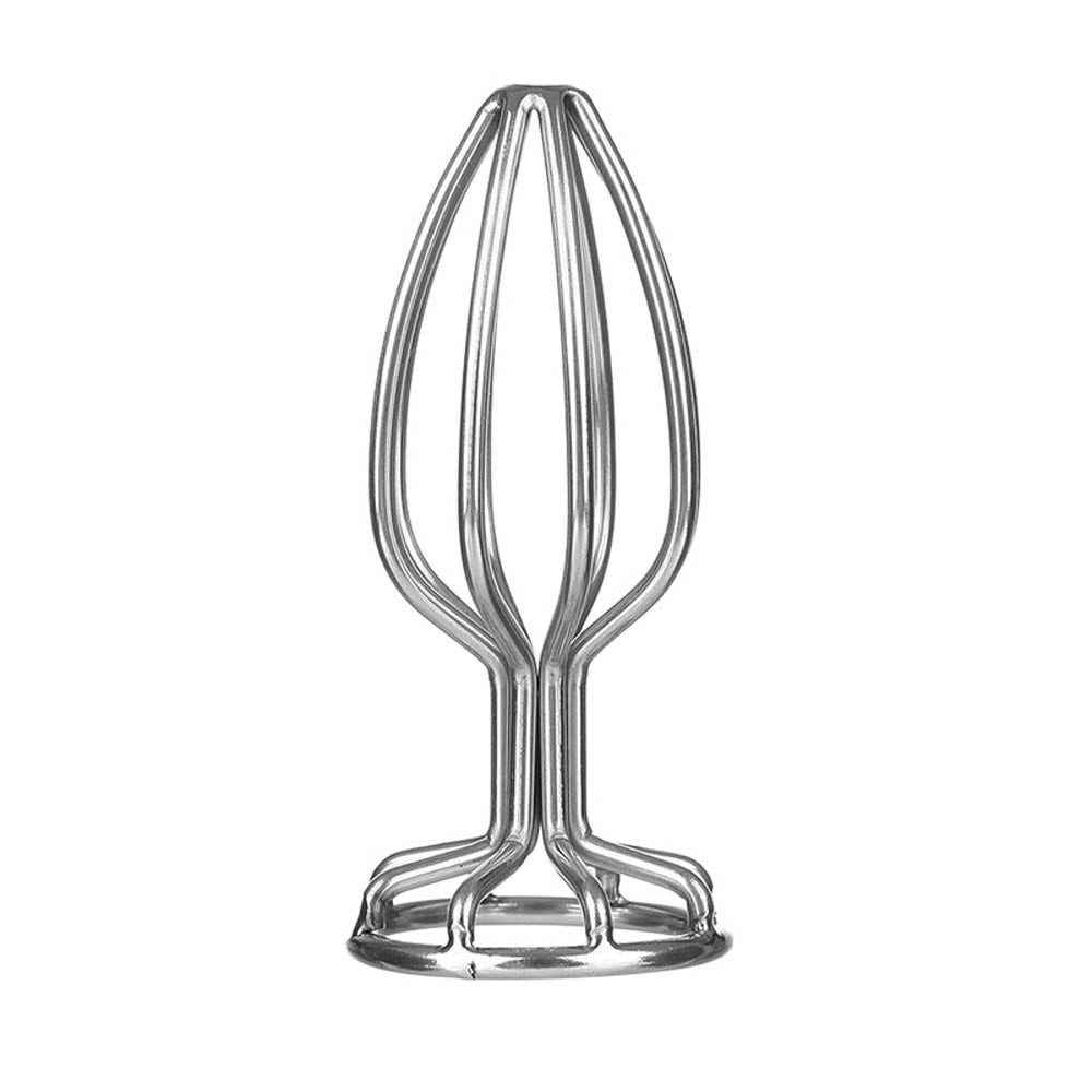 Кух анален плъг от неръждаема стомана, 6,6см. - Stainless Anal Plug - Image 1