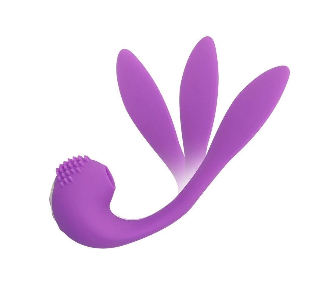 ohmama-clit-and-g-spot-stimulating-vibe-Ohmama Гъвкав G-spot вибратор с клитор стимулатор, 21,5см. - Stimulating Vibe - Image 1