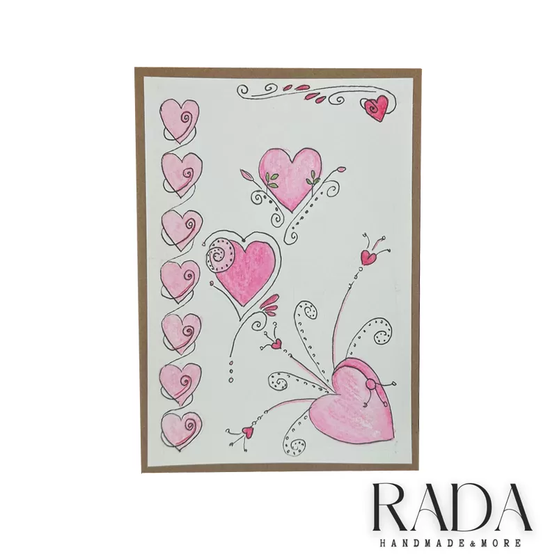 Ръчно изработена любовна картичка - Love Card #15 Ръчно изработена любовна картичка - Love Card #15