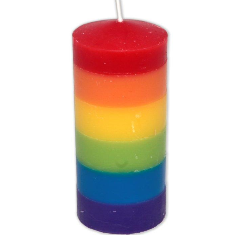 PRIDE - BIG CANDLE WITH LGBT FLAG PRIDE - BIG CANDLE WITH LGBT FLAG