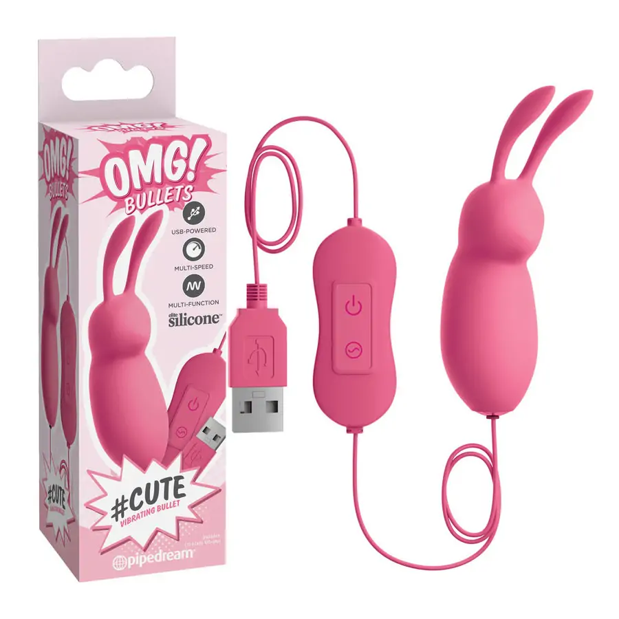 Вибриращо яйце с кабел, USB захранване - OMG Rabbit Bullet на ХИТ цена ...