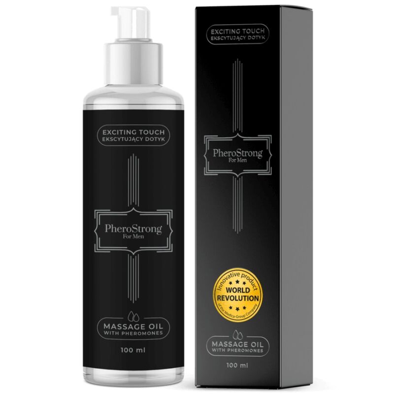 PHEROSTRONG - MASSAGE OIL FOR MEN 100 ML PHEROSTRONG - MASSAGE OIL FOR MEN 100 ML
