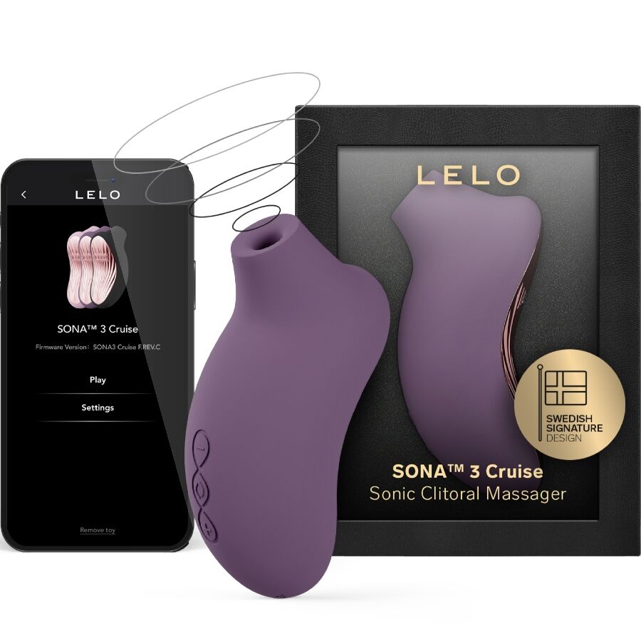 LELO - SONA 3 CRUISE SONIC CLITORAL MASSAGER PLUM LELO - SONA 3 CRUISE SONIC CLITORAL MASSAGER PLUM